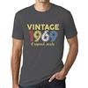 Ultrabasic Uomo Maglietta Evoluzione del Pescatore - Evolution of The Fisherman - T-Shirt Stampa Grafica Divertente Vintage Idea Regalo Originale alla Moda Grigio Topo 5XL