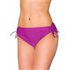 Aquarti Slip Costume Donna con Laccetti, Porpora, 46