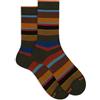 Gallo Calze corte uomo verde righe multicolor