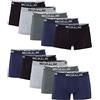 MioRalini 10 Boxer Elastici, Articolo: 10 x Set 11, Dimensioni: 2XL-8