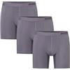 BOXR Underwear BOXR - Boxer da uomo, in bambù, taglia S, 3XL, Grigio - Set di 3, XL
