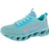 UnoSheng Scarpe da corsa da uomo, scarpe da ginnastica da uomo, colore nero, giallo, ammortizzate, traspiranti, da trekking, leggere, comode, da jogging, eleganti, da trekking, da fitness