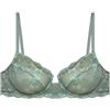 YAMAMAY Woman's Balconette Bra, Sage