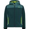 CMP Bambini Softshell Hoodie giacca, alpine-lichen, 152