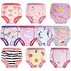 MOEMOE BABY Mutandine Apprendimento Bambino, Assorbente Mutandine di Apprendimento per Bambina Confezione da 10 Cotone Arancione 4 Anni