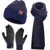 Bequemer Laden Invernale Pile Cappello Sciarpa Guanti Invernali Uomo Regalo