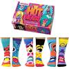 United Oddsocks - The Hotheads - Box of 6 Odd Socks for Ladies - UK 4-8 EUR 37-42
