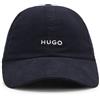 HUGO Uomini Jake-CO Cappello in velluto a coste con logo ricamato