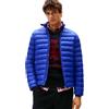 Tommy Hilfiger Uomo Giacca Imbottita Packable Recycled Jacket Relaxed Fit, Blu (Wedge Blue), S