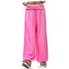 GLAMEXX24 Pantaloni Harem Donna, Larga Casual Pantaloni da Yoga con Tasche, Estivi Pantaloni Sportivi Leggeri per Jogging, Danza, Pilates