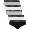 Tokyo Laundry Confezione da cinque slip da donna in cotone elasticizzato assortiti, Ayla 5 (mutanda), S
