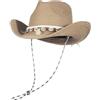 EOZY Cappello da Cowboy, Cappello di Paglia da Donna, Cappello da Sole Estivo, Cappello da Spiaggia