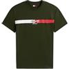 Tommy Hilfiger Maglietta da uomo DM0DM22539, Verde, XL