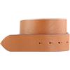 BELTINGER Cintura intercambiabile in pelle bovina pieno fiore senza fibbia 4,5 cm | cintura con bottoni a pressione per donna e uomo 45mm | larga cintura in pelle