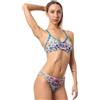 Okeo Costume Piscina Donna, Costume Nuoto Donna, Due Pezzi, Push up con Coppe Estraibili, Tessuto in Revolutional Shiro, Foderato, Fantasia (IT, Numero, 44, Regular, Regular, Daisy)