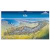Kompass Karten GmbH KOMPASS Panorama-Poster Die Alpen von Norden: Plano in der Rolle 1:1000000: 376