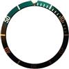 ROUHO 39.5mm Alluminio Lunetta Orologio, Lega Inserto Ricambio, Anello Lucido Intarsio Quadrante Componente 32.6mm per Tudor Black Bay