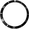 ROUHO 39.5mm Alluminio Lunetta Orologio, Lega Inserto Ricambio, Anello Lucido Intarsio Quadrante Componente 32.6mm per Tudor Black Bay