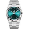 MASTOP Orologi da uomo alla moda Business Watch Data in acciaio inossidabile stile di lusso luminoso al quarzo impermeabile display analogico maschile orologio da polso Glow-in-The Dark orologio da