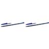 BIC BOLIGRAFO CRISTAL EXACT ULTRAFINE PUNTA 0.7MM TRAZO 0.3MM TINTA SECADO INSTANTANEO AZUL 992605 (Confezione da 2)