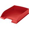 LEITZ 52270220 Plus Standard, Vaschetta Porta Corrispondenza, Formato A4, Colore Rosso, 1 Pezzo