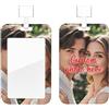 Novalith Portatessera Personalizzato con Nome e Foto, Porta Badge Personalizzato, Portatessera Personalizzati per Impiegati, Personale Sanitario, Insegnanti e Studenti (Stile 1)
