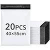 CXWFLM 20 buste per spedizioni, 40 x 55 cm, autoadesive, opache per vestiti, libri, tessuti e spedizione online