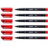 STABILO Foliopis OHP czerwony S (10 szt)