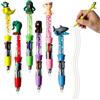 SHUOHONG 6 Pezzi Penne Bambini Carine Adorabili Penna Multicolore Paillettes | Gadget Compleanno Bambini per Scrivere Tenere Diario Decorare Sorprese Compleanno Scambi Regali
