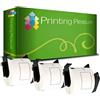 Printing Pleasure 3 x DK11202 Etichette adesive compatibile per Brother P-Touch QL-500 QL-500BW QL-570 QL-700 QL-720NW QL-800 QL-810W QL-820NWB QL-1050 QL-1100 QL-1110NWB | 62mm x 100mm | 300 Etichetta per Rotolo