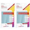 Gamegenic GAMEGEN!C - Prime Mini European-Sized Sleeves 46 x 71 mm (50), Colour Clear (GGS10050ML) (Confezione da 2)