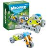 Miniland Mecaflex Moto - Gioco di Costruzione con 56 Pezzi Flessibili, Moto da Montare e Smontare, Gioco Educativo STEM, 4-9 Anni
