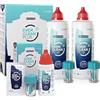 Generic Avízor Ever Clean Plus - Soluzione detergente e disinfezione per lenti a contatto, rimozione profonda dei depositi lipidici, 2 flaconi da 350 ml + 90 compresse e flacone da 60 ml + 8 compresse, kit da