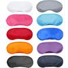 JSMTKJ 30 Pz Maschere per Dormire, Mascherina per Occhi e Viaggiare | Maschera da Notte per Dormire può Bloccare Efficacemente la Luce e Maschera per Bambini Donne Uomo, 10 Colori