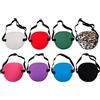 SquishyWorld Set di 8 bende oculari per adulti, grandi bende oculari regolabili 3D in 8 colori (nero, blu, viola, rosa, leopardato, verde, rosso, grigio) per occhio sinistro o destro, maschera per un solo occhio