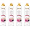 Generico Elisir Pavimenti Detergente Gel Profumante Igienizzante Wexór - Rosa Inglese, Geranio e Fiori di Ciliegio - Pulizia Profonda per Gres, Ceramica, Marmo e Pavimenti Lavabili - 4 Unita da 750ml