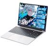 NIKOTSIS 15.6 Pollici PC Portatile 16GB RAM 512GB SSD, Win 11 Notebook Celeron N95 CPU, 180° Flip Laptop FHD 1920*1080, Tastiera Retroilluminata, Sblocco Impronta Digitale, USB3.0+BT4.2+Webcam+Mini-HDMI