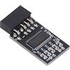 Eujgoov Modulo TPM 2.0 Sicuro con Interfaccia LPC 12pin, per Z590, H570, Q570 e X570, B550, Modulo di Sicurezza Crittografia