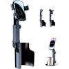 Generico Supporto per smartphone da portabicchieri 2 in 1, supporto magnetico N52 e a scatto per auto, supporto da portabicchieri regolabile in altezza e ruotabile a 360° per tutti gli smartphone (Morsetto)