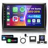VECHTEL 4G 64G VECHTEL 9Autoradio Bluetooth per VW Beetle 2012-2018 Carplay Android Auto,DSP EQ,Android 15,Wifi GPS Navi,RDS/FM Radio 2 din con Retrocamera AHD