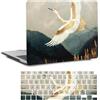 FFBOFFC Custodia Compatibile per MacBook Neo da 13 pollici Modello 2026 (A3404) con chip A18 Pro, Plastica Rigida Protettiva Cover & Tastiera Copertina, Uccello dorato