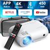 YOTON [Sistema genuino|1080P Nativo Raro] Proiettore Portatile con Borsa|Yoton Y9 Videoproiettore 20000 Lumen 4K HDR Decodifica|2.4/5G Wi-Fi +Bluetooth 5.2 bidirezionale|Home Cinema Scelta Ideale