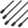 QUARKZMAN 5 Pezzi Tubo Di Protezione In Plastica Per Antenna 320mm Nero