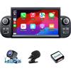 ANKEWAY Autoradio per Fiat Panda 319 (2013-2020) con Android Auto e CarPlay