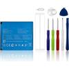 SwarKing Batteria di ricambio ricaricabile a 0 cicli TLI021F7, compatibile con Alcatel EE70, EE70VB EE Mini 2 4G LTE con toolkit