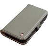 Porter Riley - pelle compatibile con iPhone 16e & 17e. Custodia premium in vera pelle con funzione supporto/portafoglio/copertura pieghevole, con slot per carte e supporto orizzontale (Grigio, Rosa)
