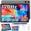 TECLAST P30T Android 16 Tablet 10.1 Pollici 120Hz Tablets Gemini AI, 15GB RAM+128GB ROM(TF 5TB), 2GHz Octa-Core, 5G WiFi/Widevine L1/GPS/6000mAh, Tablet con Custodia+Penna