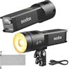 Godox RS100Bi - Lampada video a LED bicolore, 100 W, 2800 K-6500 K, con batteria integrata, 28600 lux, CRI 98+, TLCI 98+, controllo tramite app NFC per riprese in studio e ritratti all'aperto