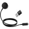 HENGBIRD 1 Kit Caricatore Magnetico per Smartwatch, Caricatore Wireless con Cavo 80 cm, Base in Metallo e Adattatore USB C Femmina a USB A Maschio, Supporto di Ricarica per Smartwatch