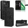 RonRun per Honor Magic6 Cover a libro Flip Wallet Custodia in Pelle con Slot per Schede Custodia in Pelle Magnetica Cover per Honor Magic6 - Nero